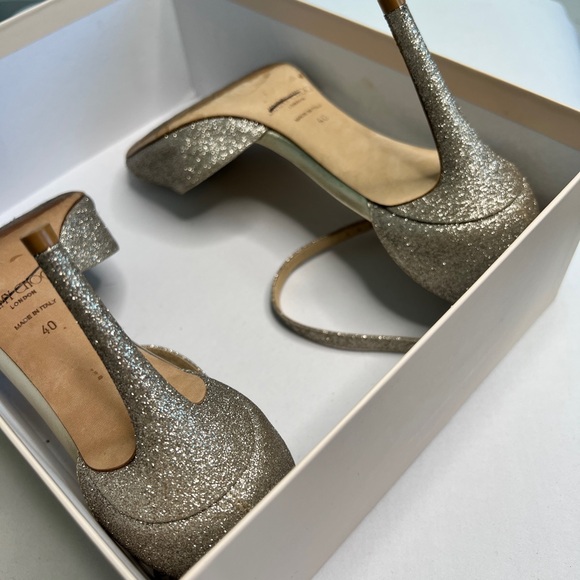 Jimmy Choo Champagne Heel Size 40 - Picture 5 of 6